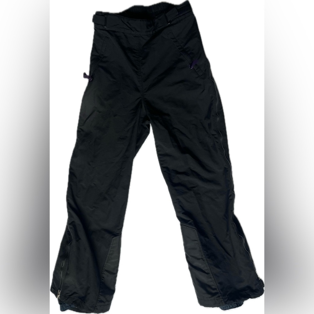 Vintage PATAGONIA Womens Black Zip Off Straight Leg Ski Snow Outdoor
